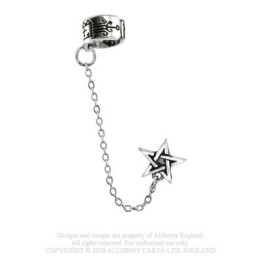 Pentagram Cuff Stud