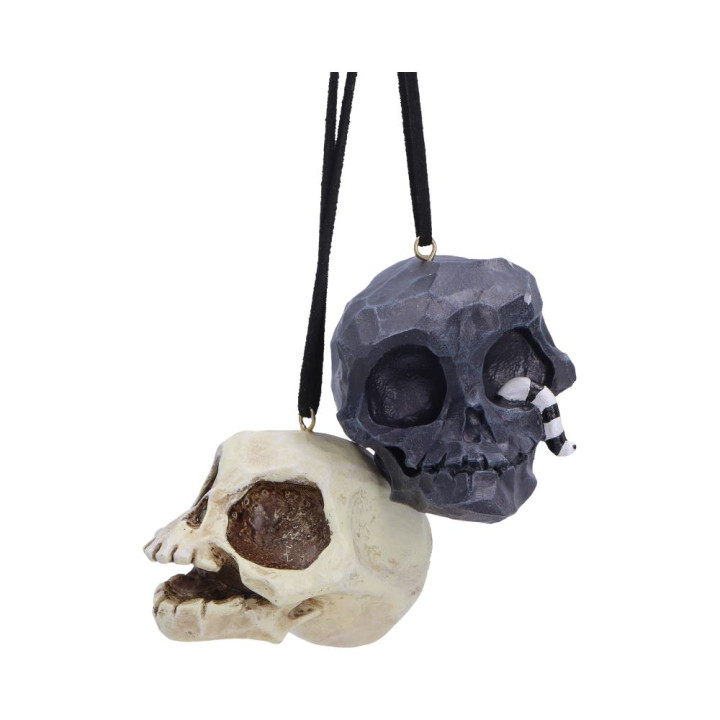 Grim and Grin Hanging Orn