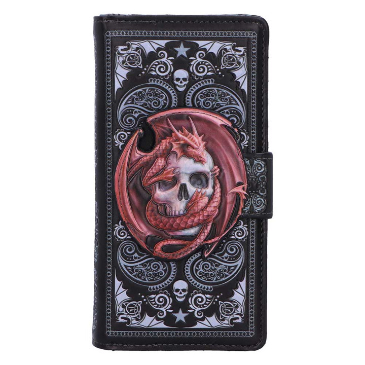 Skull Embrace Embossed Pu