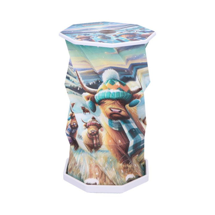 Winter Highland Cows Fold