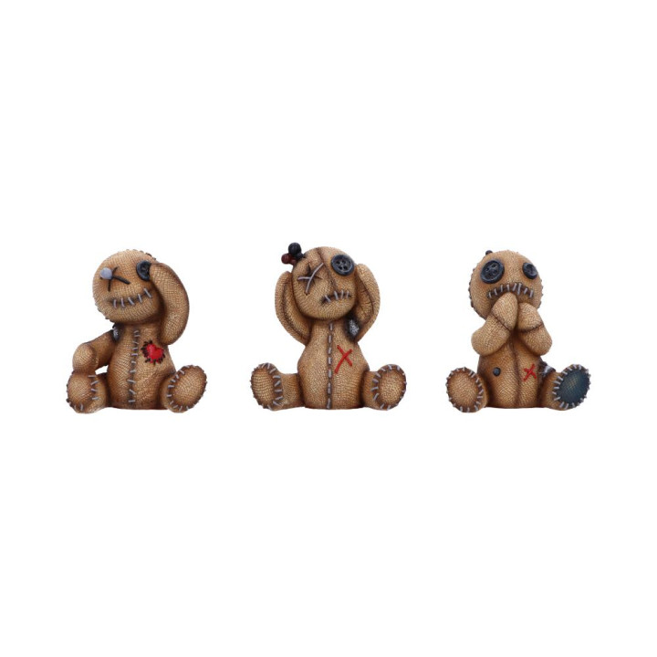 Three Wise Voodoo Dolls