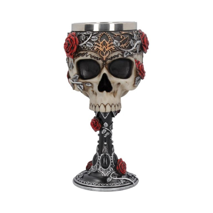 Gothic Roses Goblet 18cm