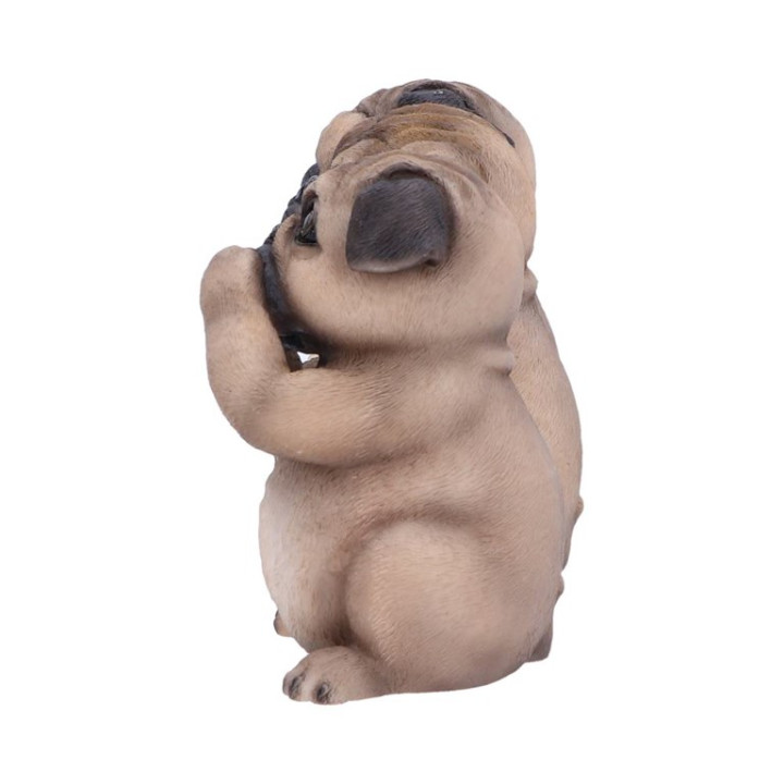Three Wise Pugs 8,5cm