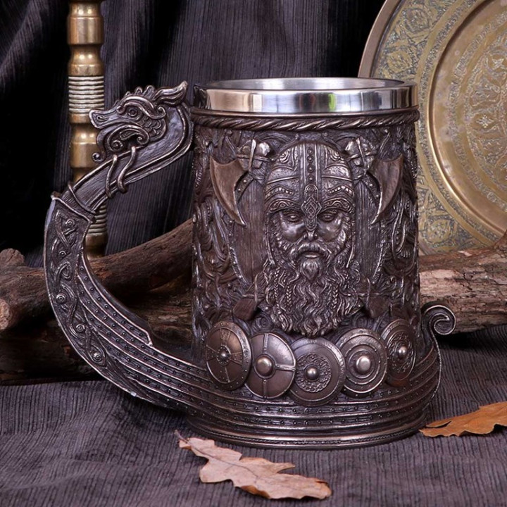 Bronze Drakkar Viking Tan