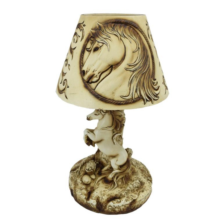 Sujet lampe cheval led 14