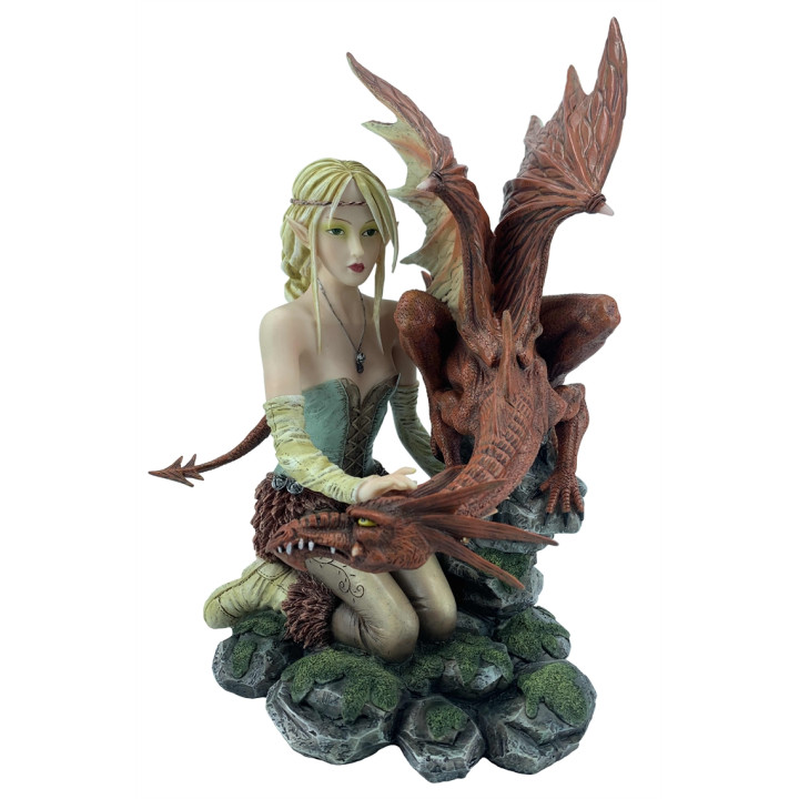 Sujet femme avec dragon r