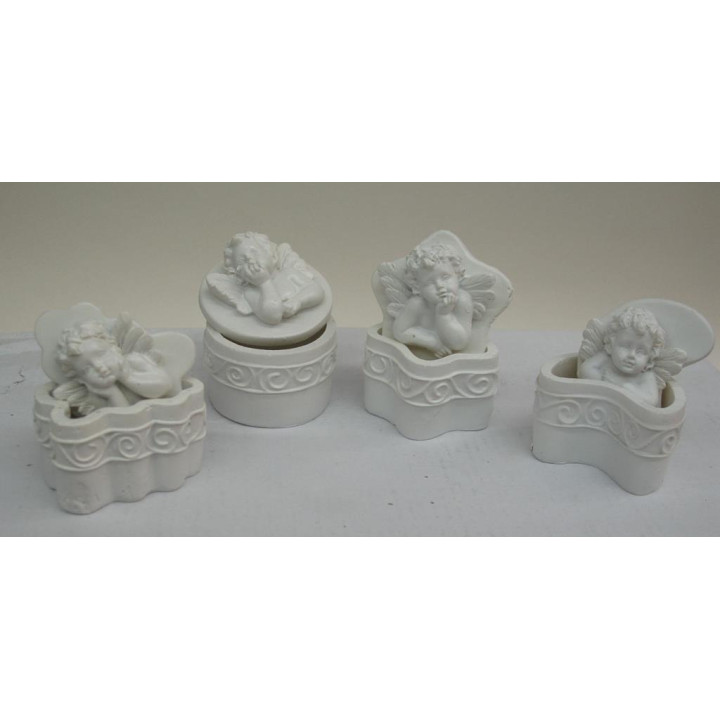 Boite ange 4 modèles 4 cm
