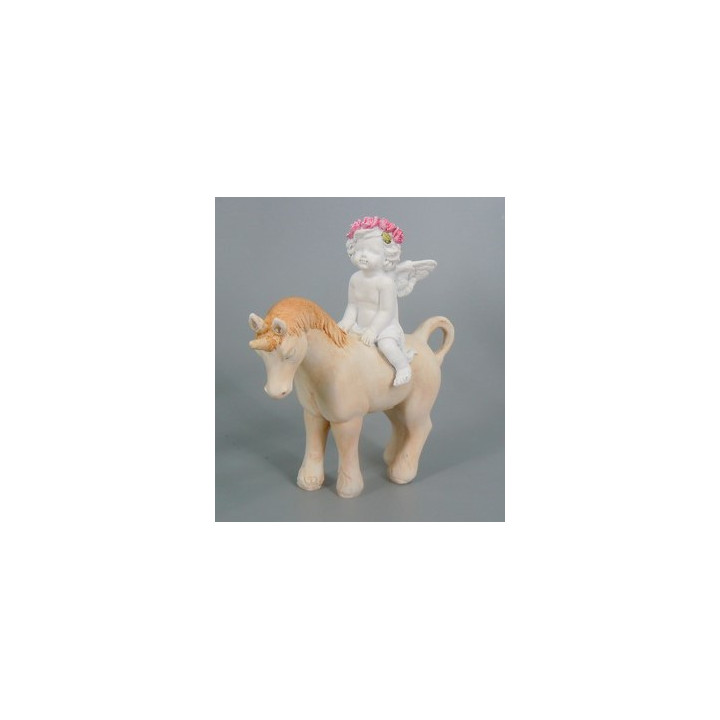 Sujet ange sur licorne (1