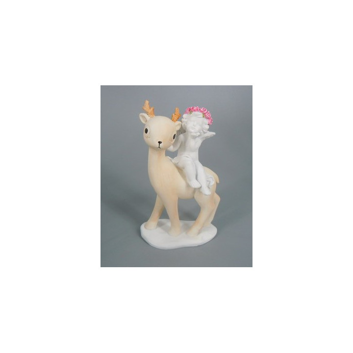 Sujet ange sur cerf (8,1*