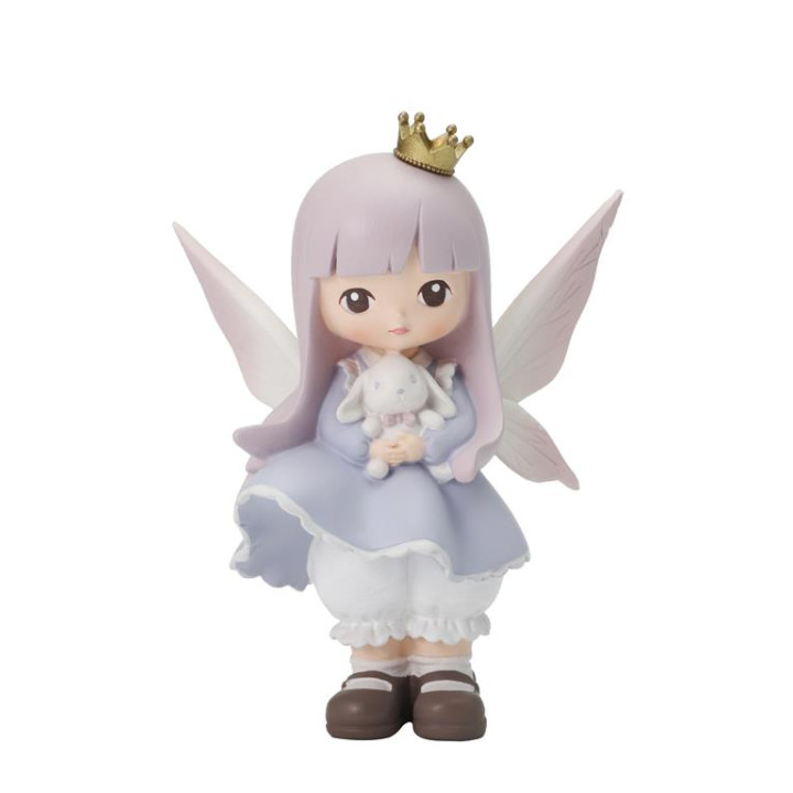 Figurine fée couronne ave