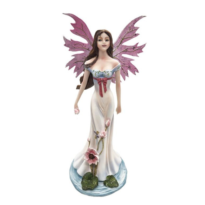 Sujet fée avec robe fleur