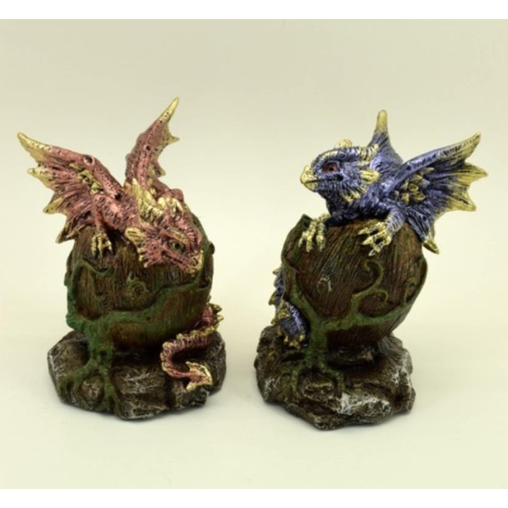 Sujet dragon couleur sur