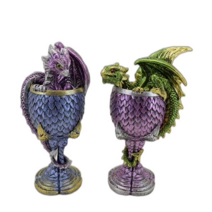 Sujet dragon calice coule