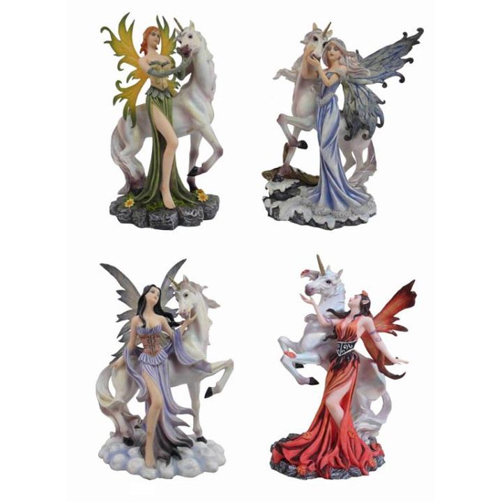 Fée avec licorne 4 modèle