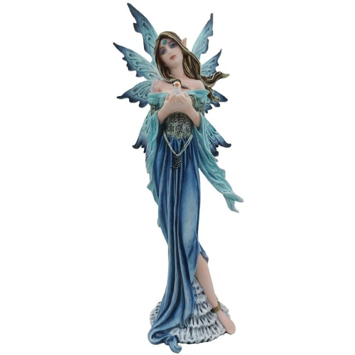 Fada azul com pomba 11*28