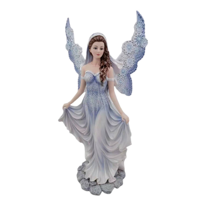 Grande fée avec robe bleu