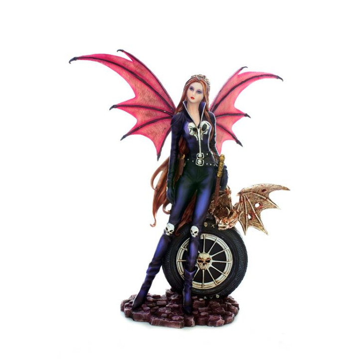Sujet fée roue dragon 22*