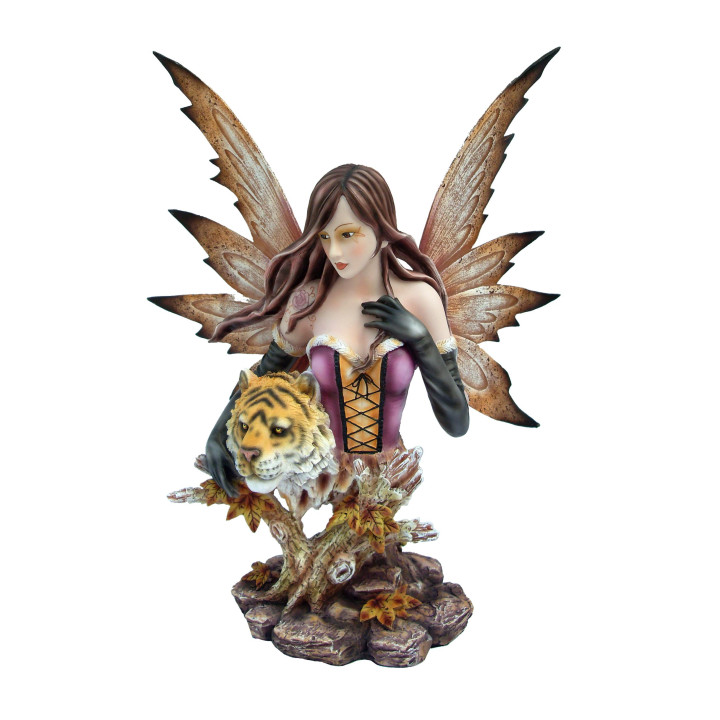 Figurine fée avec tête de
