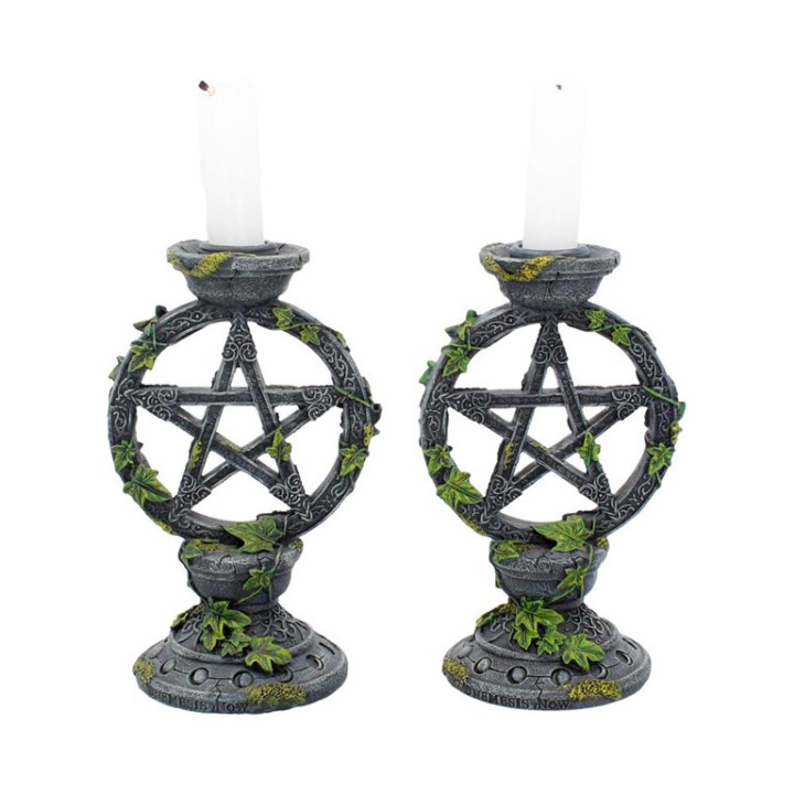 Wiccan Pentagram Candlest