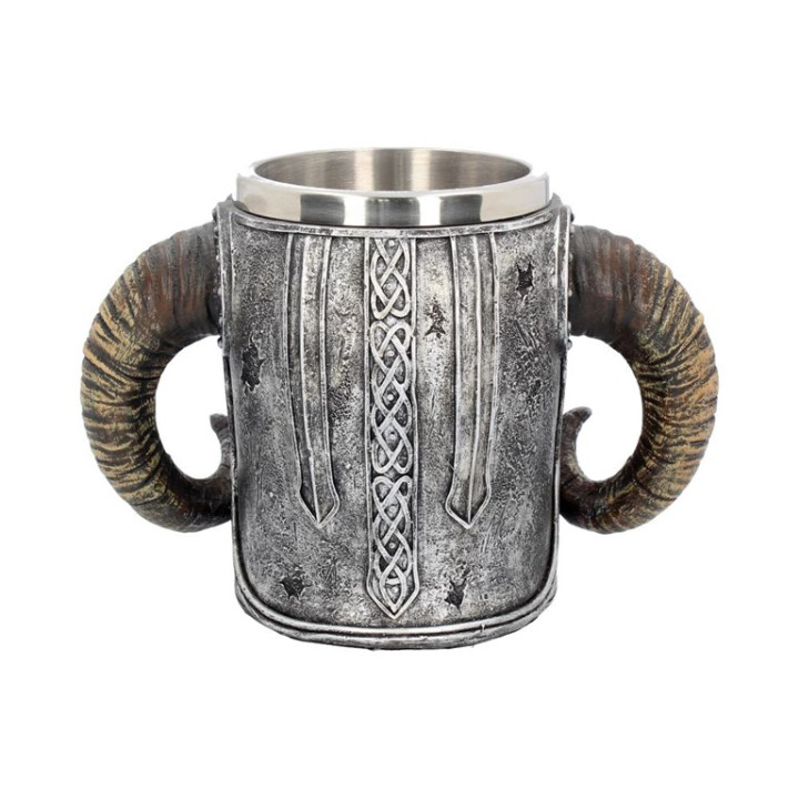 Viking Skull Tankard 19cm