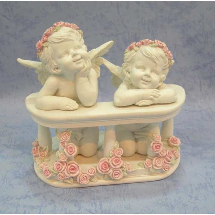 Sujet deux anges à genoux