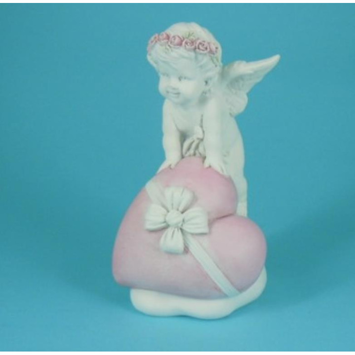 Sujet ange avec coeur rub