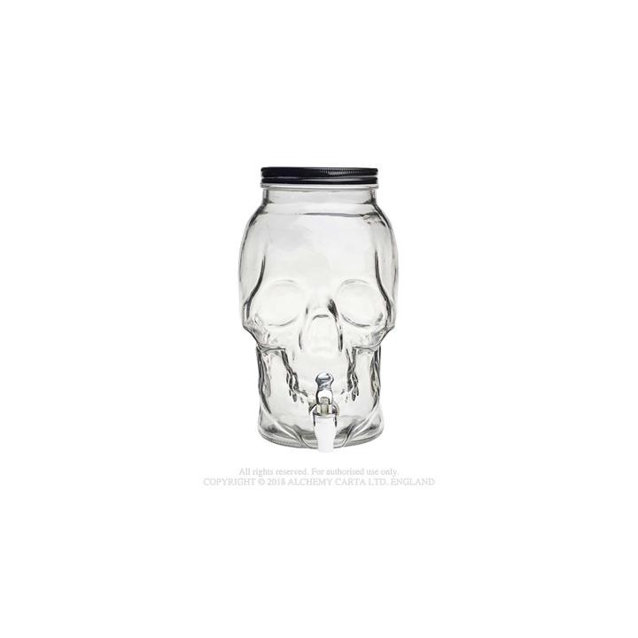 Glass Skull Drinks Dispen