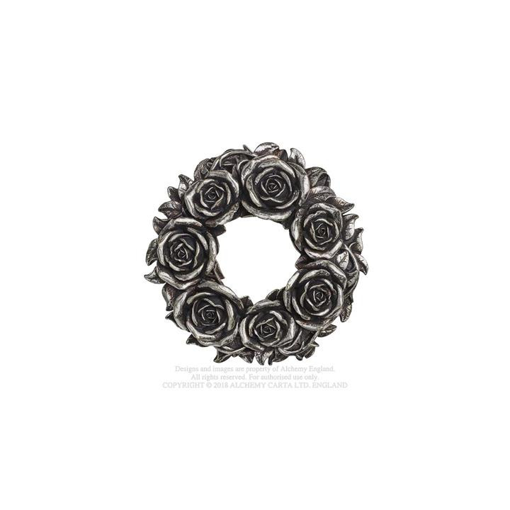 Black Rose Wreath - Wall
