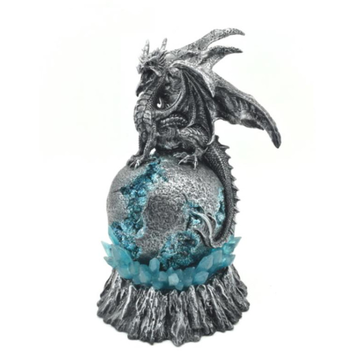 Sujet dragon eau blue led