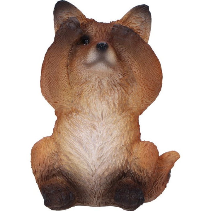 Three Wise Foxes 8.5cm