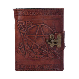 Pentagram Leather Emboss