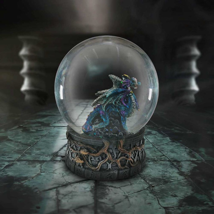 Dragon Storm Snow Globe 1