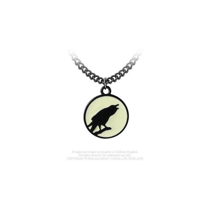 Raven Moon Pendant