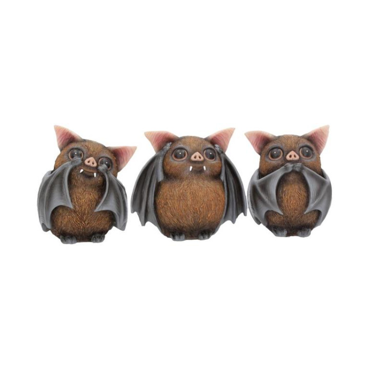 Three Wise Bats 8,5cm