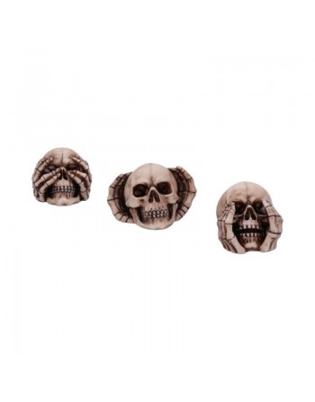 Three Wise Skulls 7.6cm