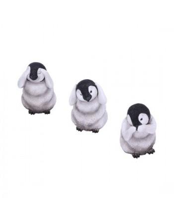Three Wise Penguins 8.7cm