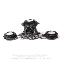 Black Rose Triple T-Light