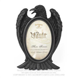 Black Raven Photo Frame