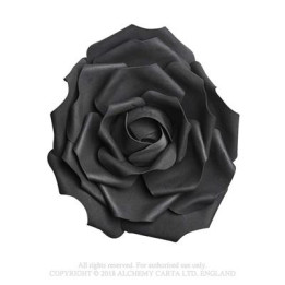 Large Black Rose Head