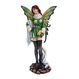 Figurine fée avec écharpe