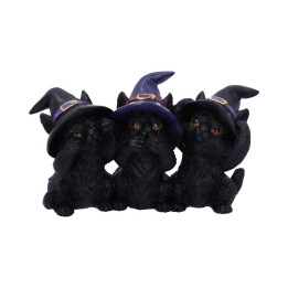 Three Wise Black Cats 11.