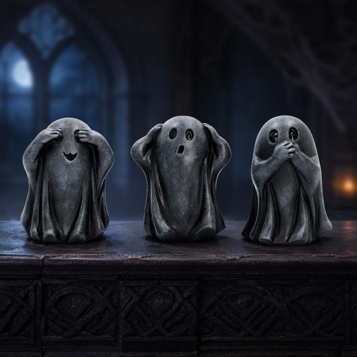 Three Wise Ghouls 7.5cm
