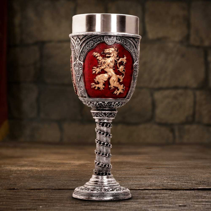 Heraldic Lion Goblet 19.9