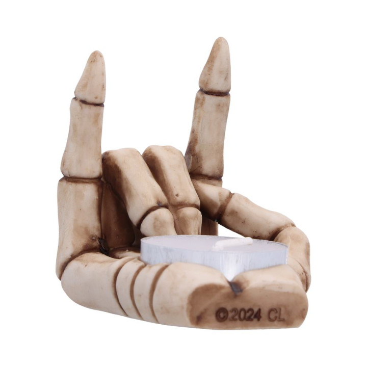 Horns Up Candle Holder 7.
