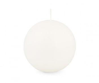 CANDELA SFERA BIANCA...