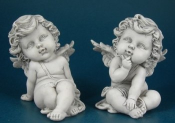 Anjo Sentado Sujeito Dois...