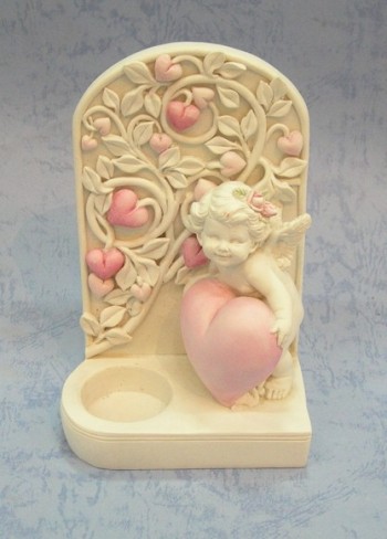 Castiçal De Anjo Com Árvore...