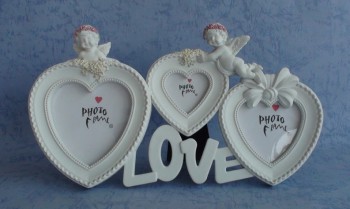 Cadre photo coeur anges...