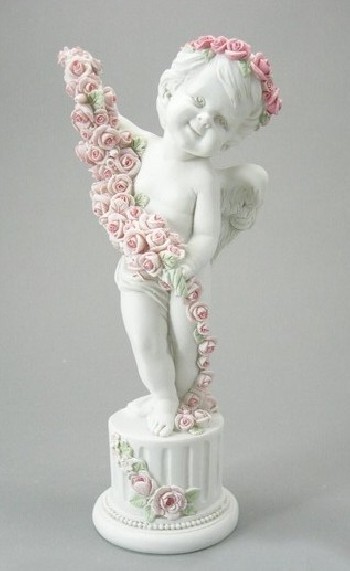 Anjo Com Flor 10.4*7.4*22.7...