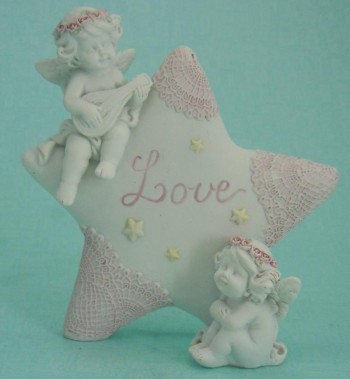 Dois Anjos Com Estrela...